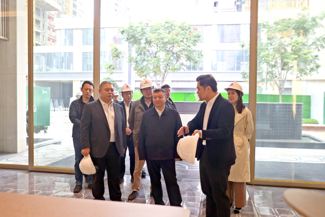 集团向导调研天樾项目，，，，，在推进“四好”建设中助力都会内在式高质量生长